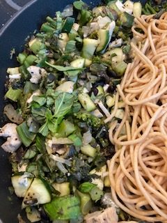 Herkullinen vihreä pasta